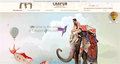 Desktop Screenshot of chocolat-chapon.com